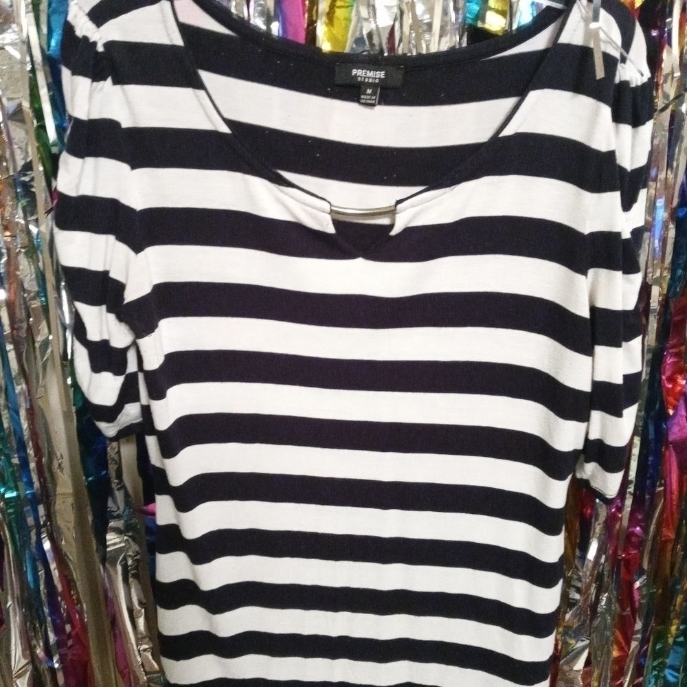 🎉Premiere Studio Striped Top